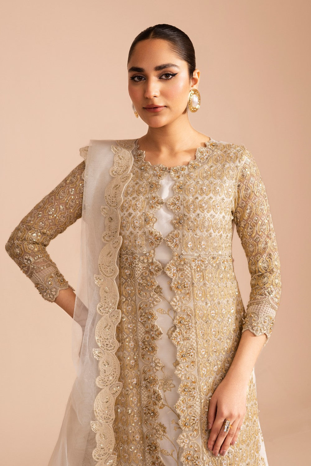 Maryum N Maria | Zircon Formals | JALEH - MS40076 - House Of Hania