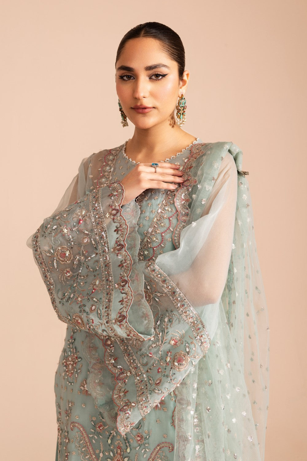 Maryum N Maria | Zircon Formals | NAHID - MS40078 - House Of Hania