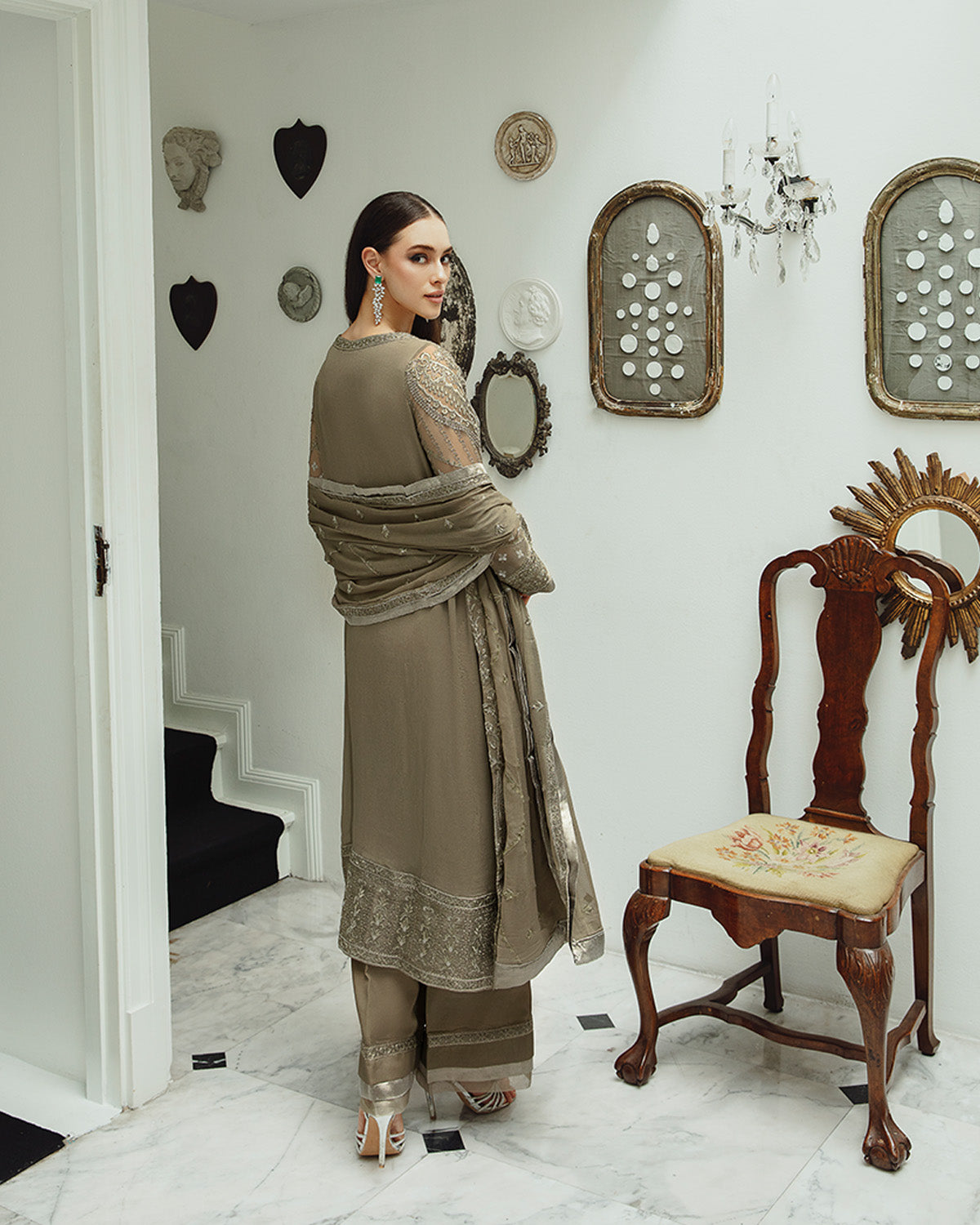 Maryum n Maria | Freesia Ariya Formals | SW23-504 - Umber - Zarin - House Of Hania