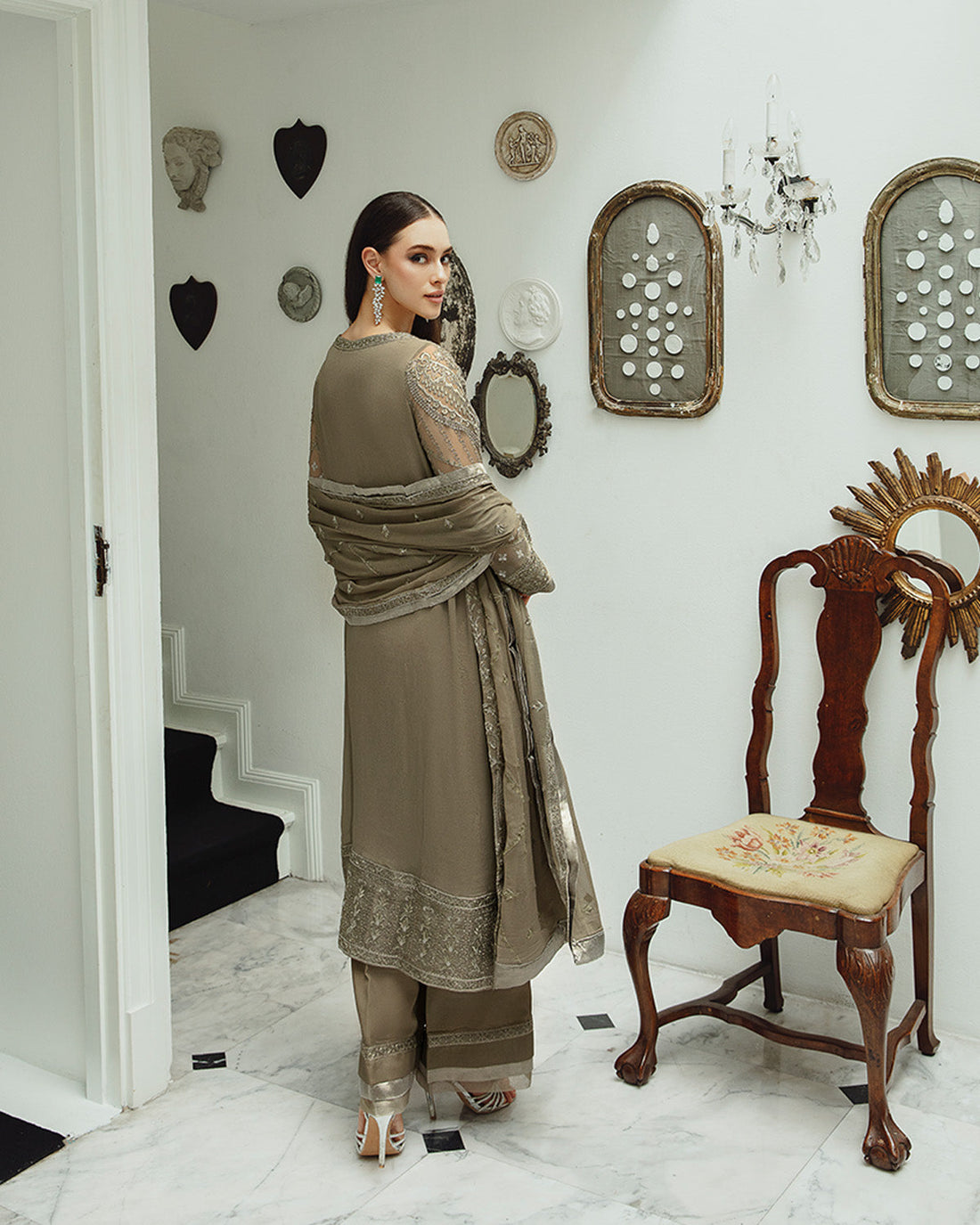 Maryum n Maria | Freesia Ariya Formals | SW23-504 - Umber - Zarin - House Of Hania