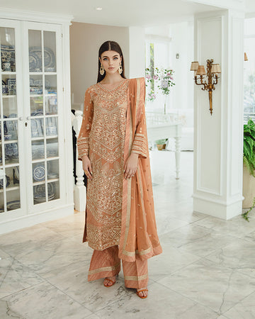 Maryum n Maria | Freesia Ariya Formals |  SW23-505 - Rosy Brown - Parisa - House Of Hania