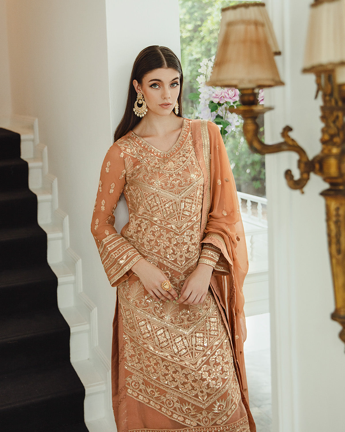 Maryum n Maria | Freesia Ariya Formals |  SW23-505 - Rosy Brown - Parisa - House Of Hania