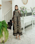 Maryum n Maria | Freesia Ariya Formals |  SW23-507 - Black - Iman - House Of Hania