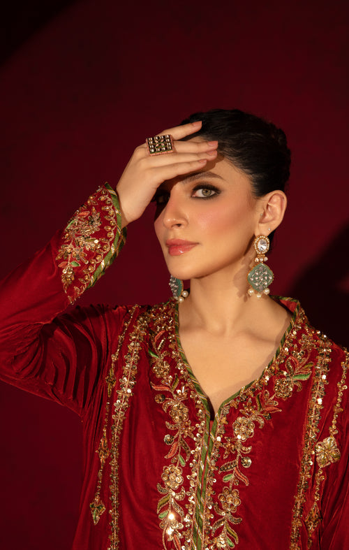 Maya | Raazi Velvet 24 | IMROZ - House Of Hania