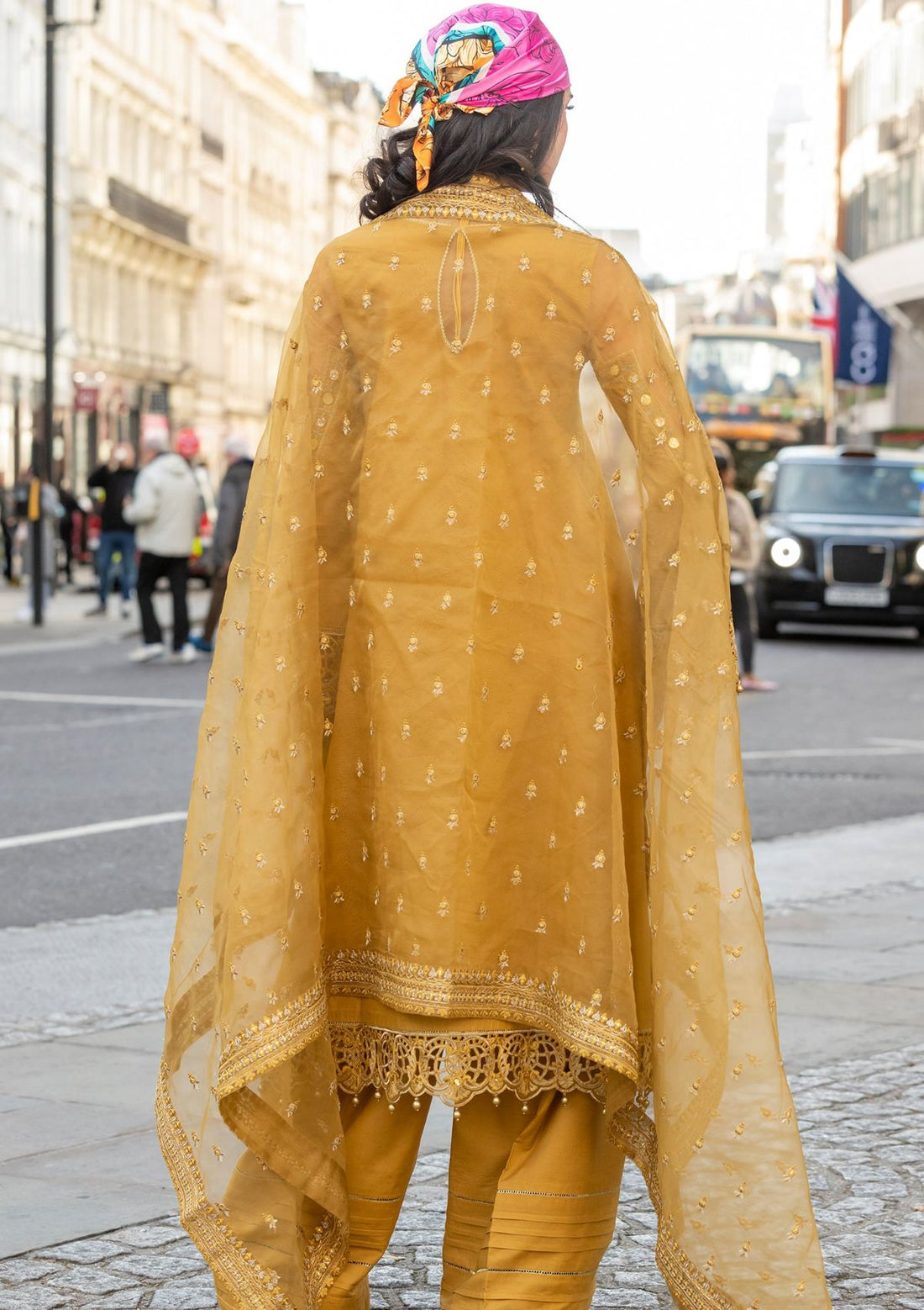 Meem | Luxury Eid Lawn 24 | MD-03 MUSTARD - House Of Hania