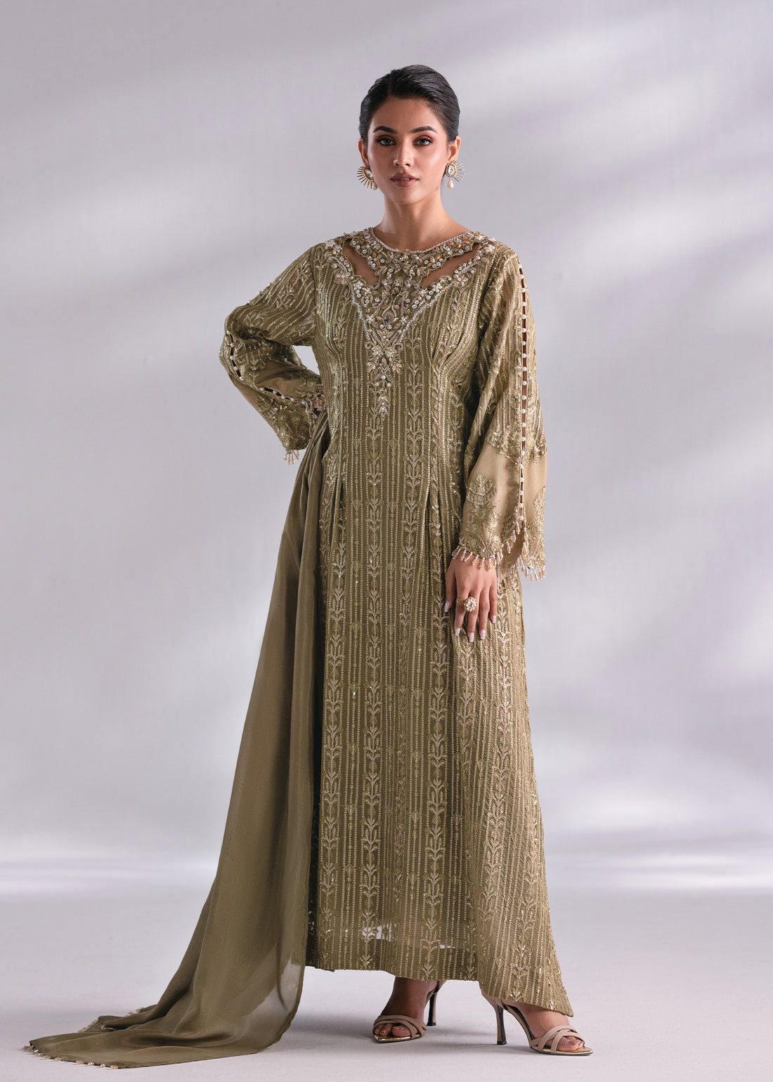 Mehak Yaqoob | Enchante The Luxe Edit | Peridot - House Of Hania