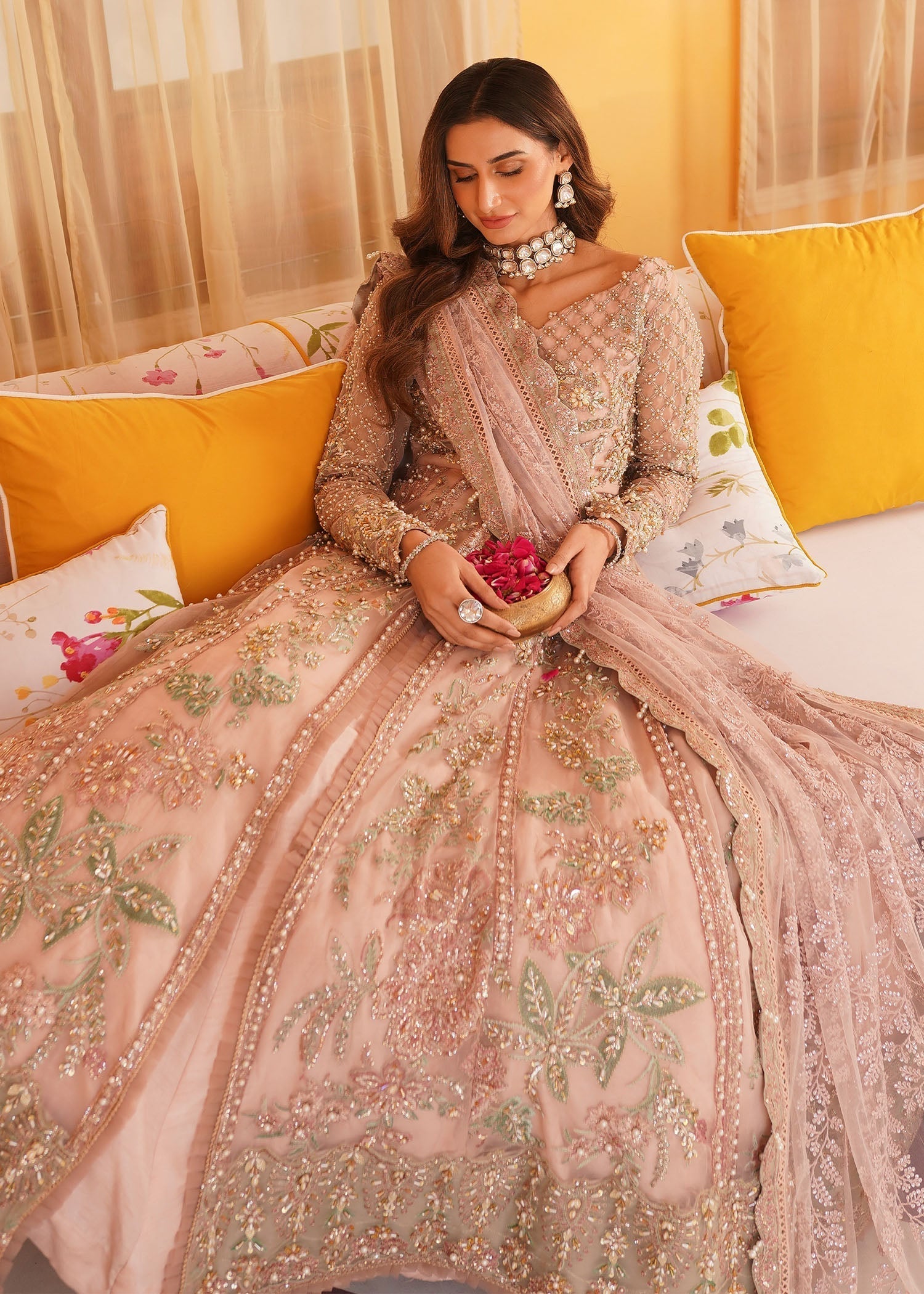 Mehak Yaqoob | Serene Vol 3 | Salmon Pink - House Of Hania