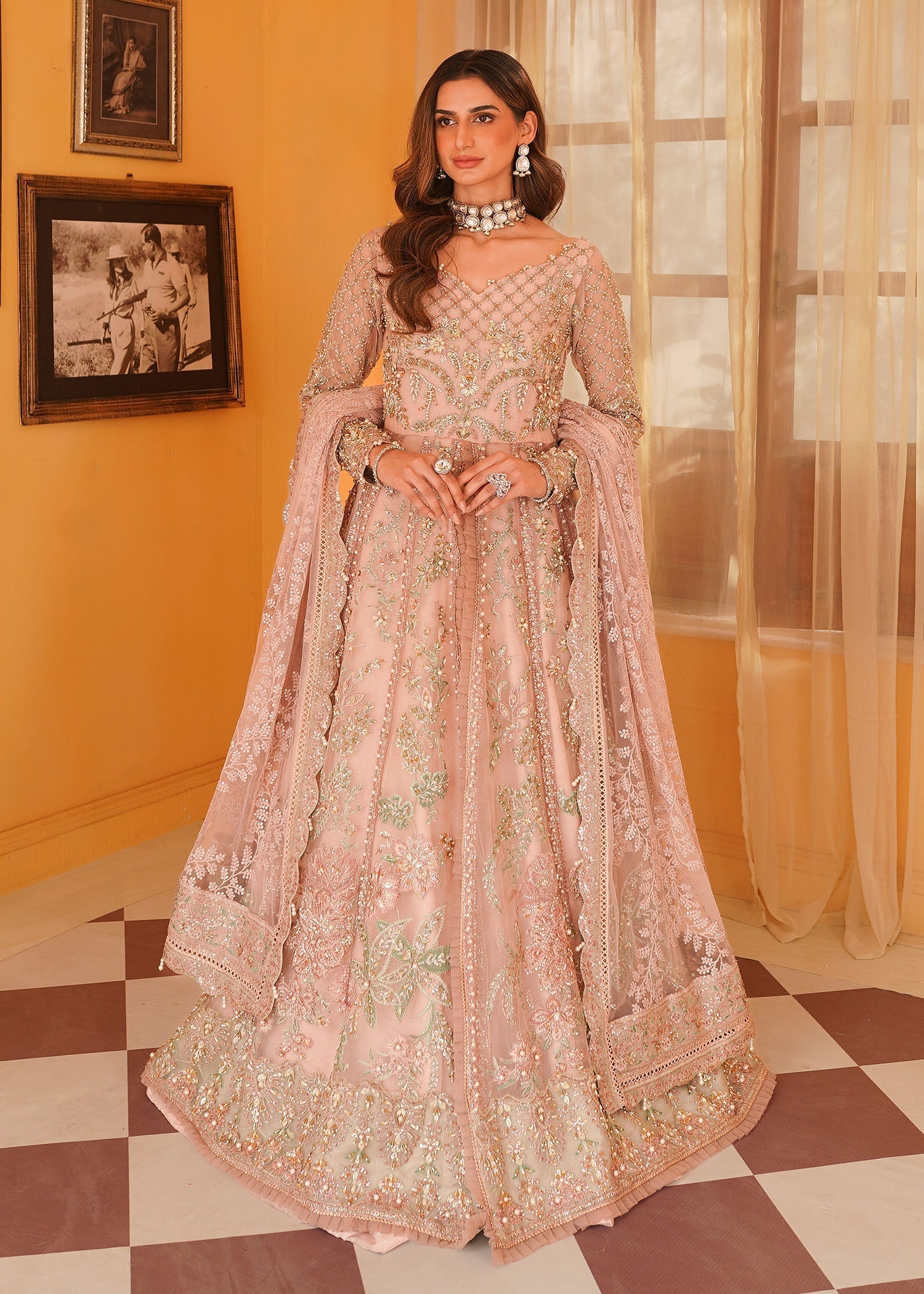 Mehak Yaqoob | Serene Vol 3 | Salmon Pink - House Of Hania