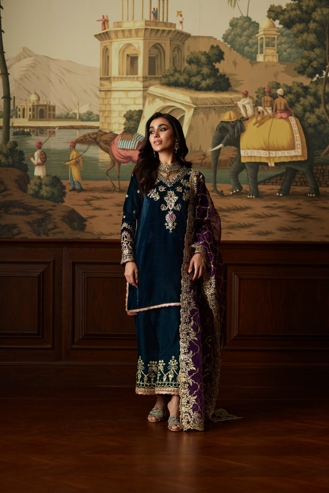 Mina Hassan | Velvet Luxe |  Amani - House Of Hania