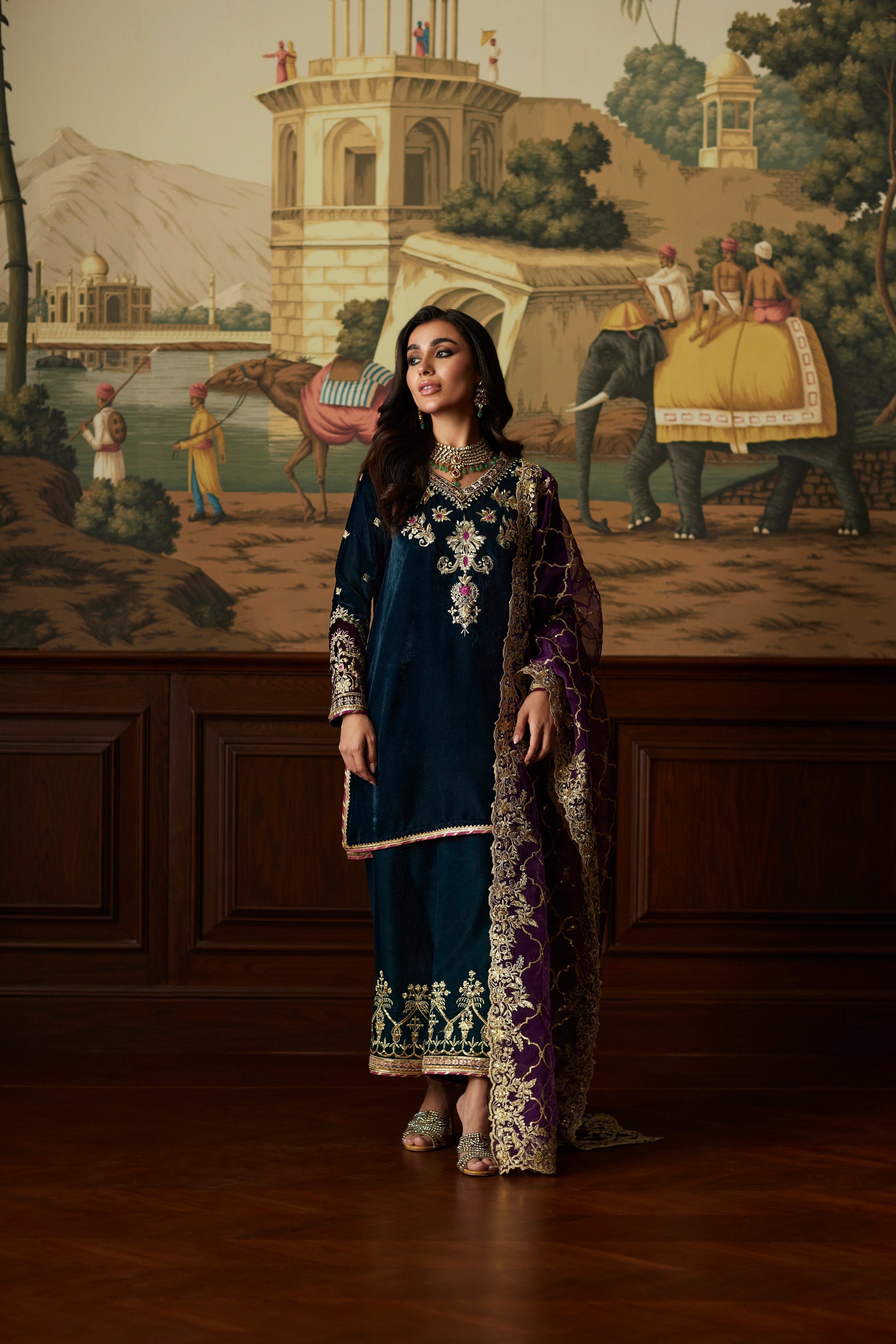 Mina Hassan | Velvet Luxe |  Amani - House Of Hania