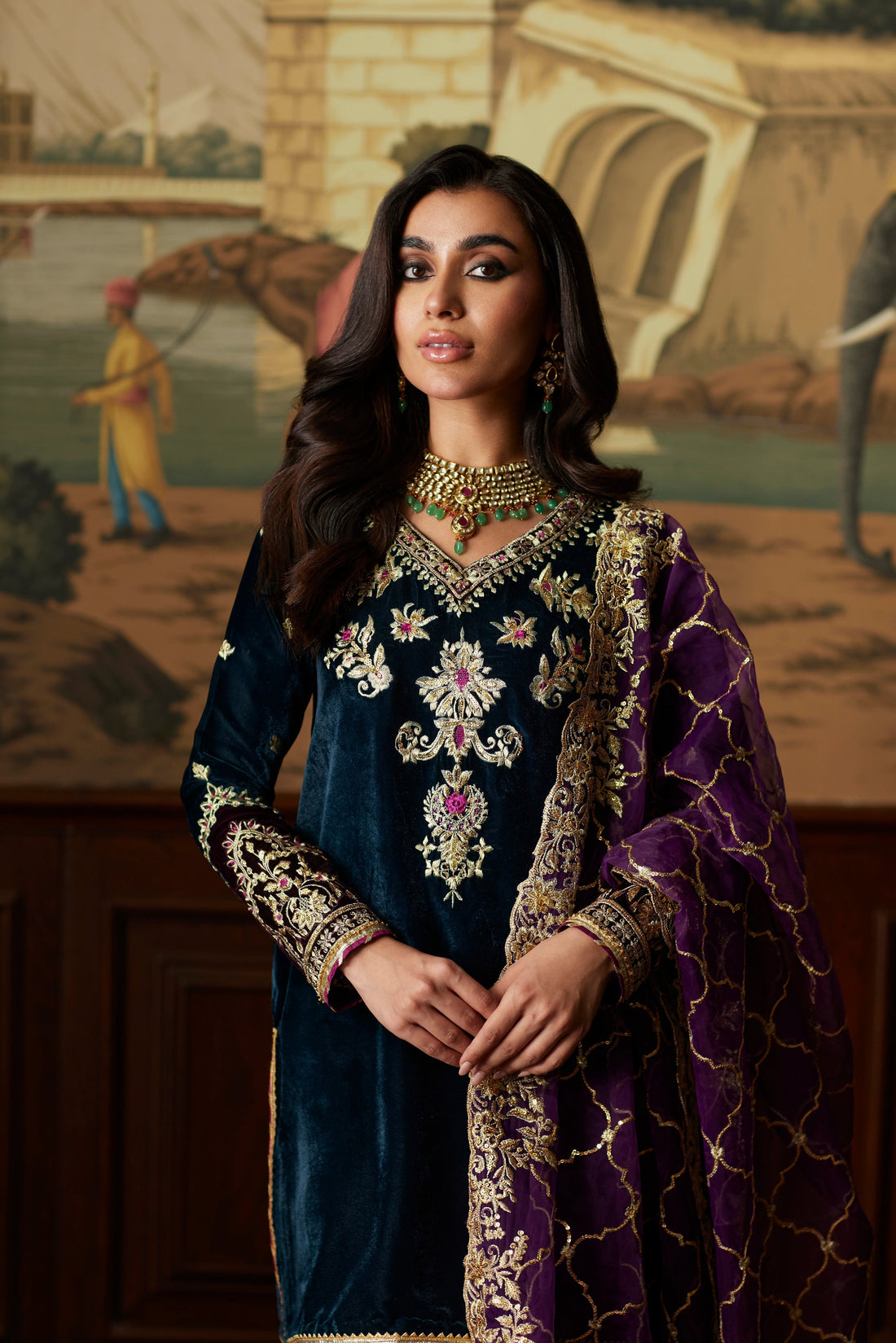 Mina Hassan | Velvet Luxe |  Amani - House Of Hania