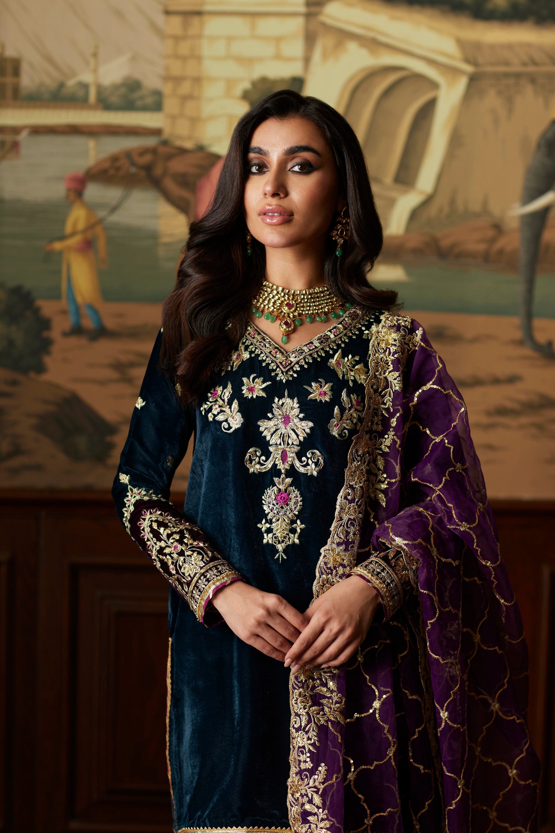 Mina Hassan | Velvet Luxe |  Amani - House Of Hania