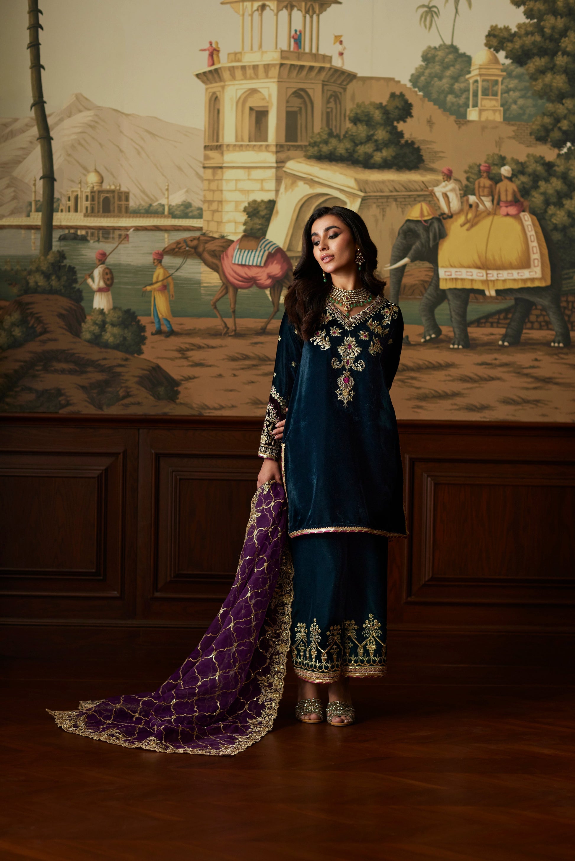 Mina Hassan | Velvet Luxe |  Amani - House Of Hania