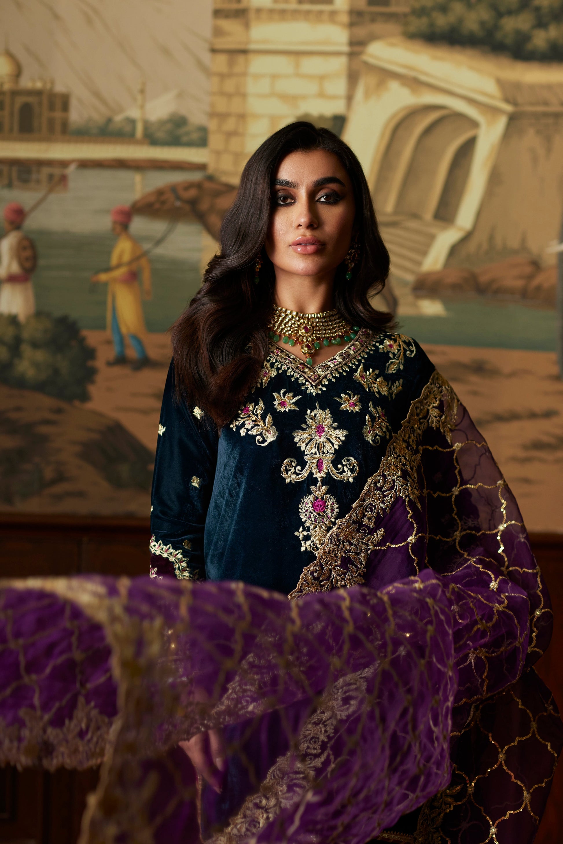 Mina Hassan | Velvet Luxe |  Amani - House Of Hania