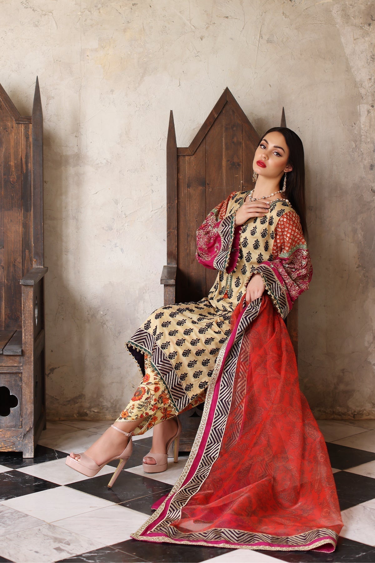 Mina Kashif | Festive Lawn | Amani - House Of Hania