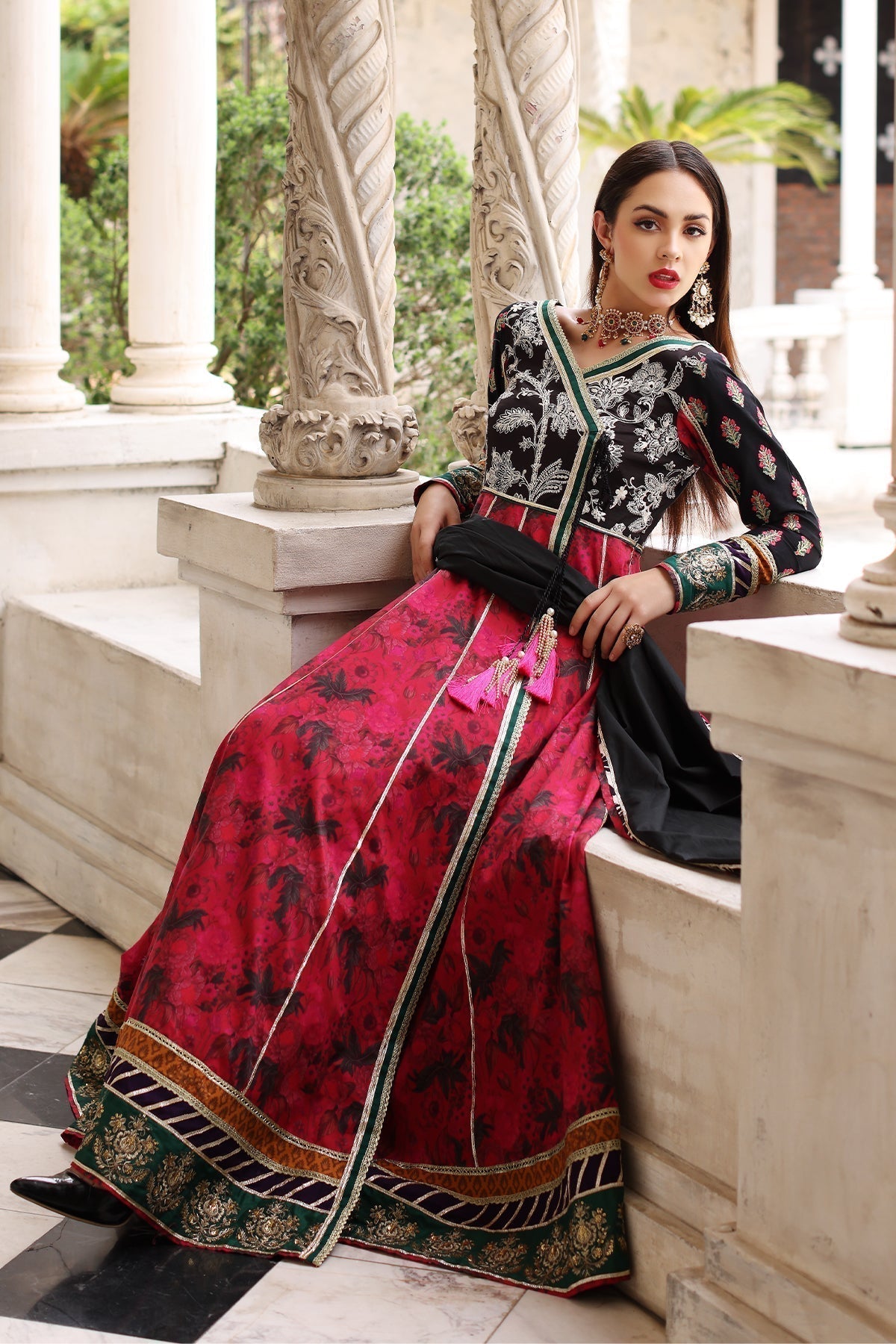 Mina Kashif | Festive Lawn | Anarkali - House Of Hania