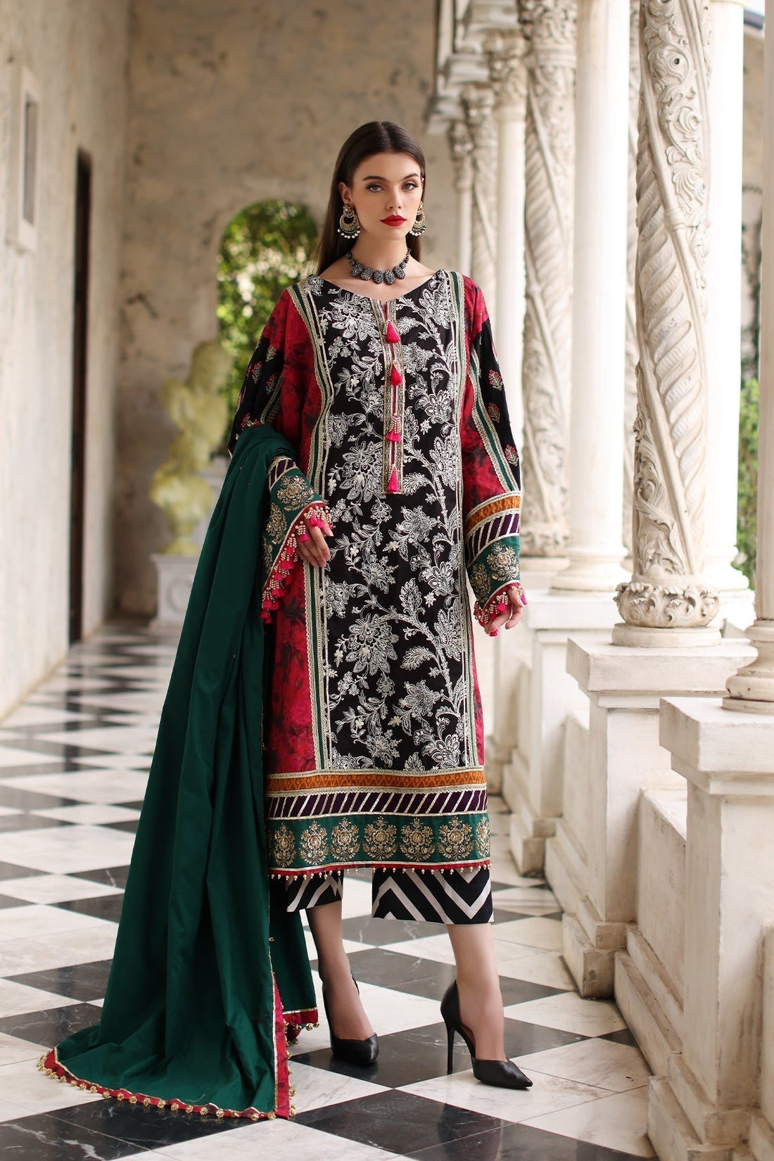 Mina Kashif | Festive Lawn | Karine - House Of Hania