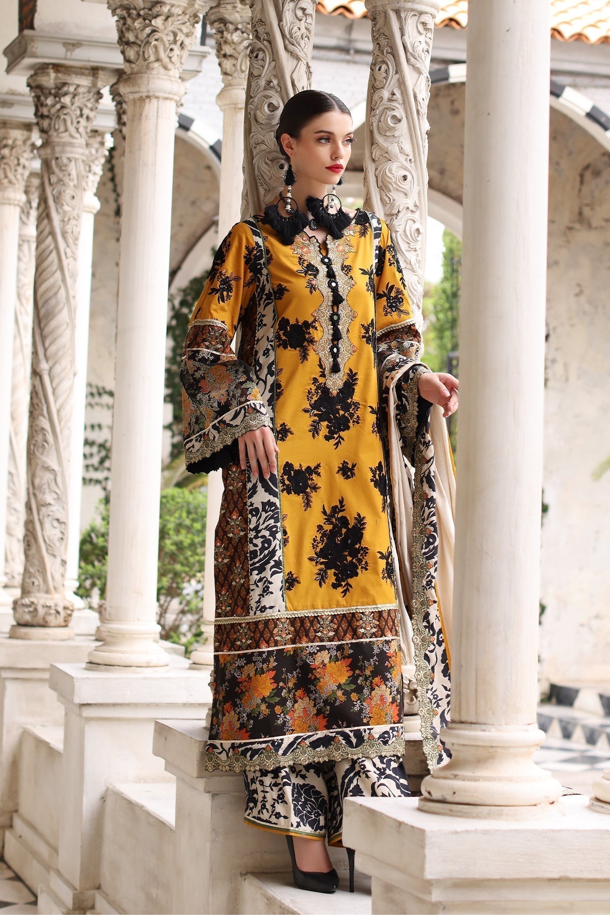 Mina Kashif | Festive Lawn | Leyla - House Of Hania