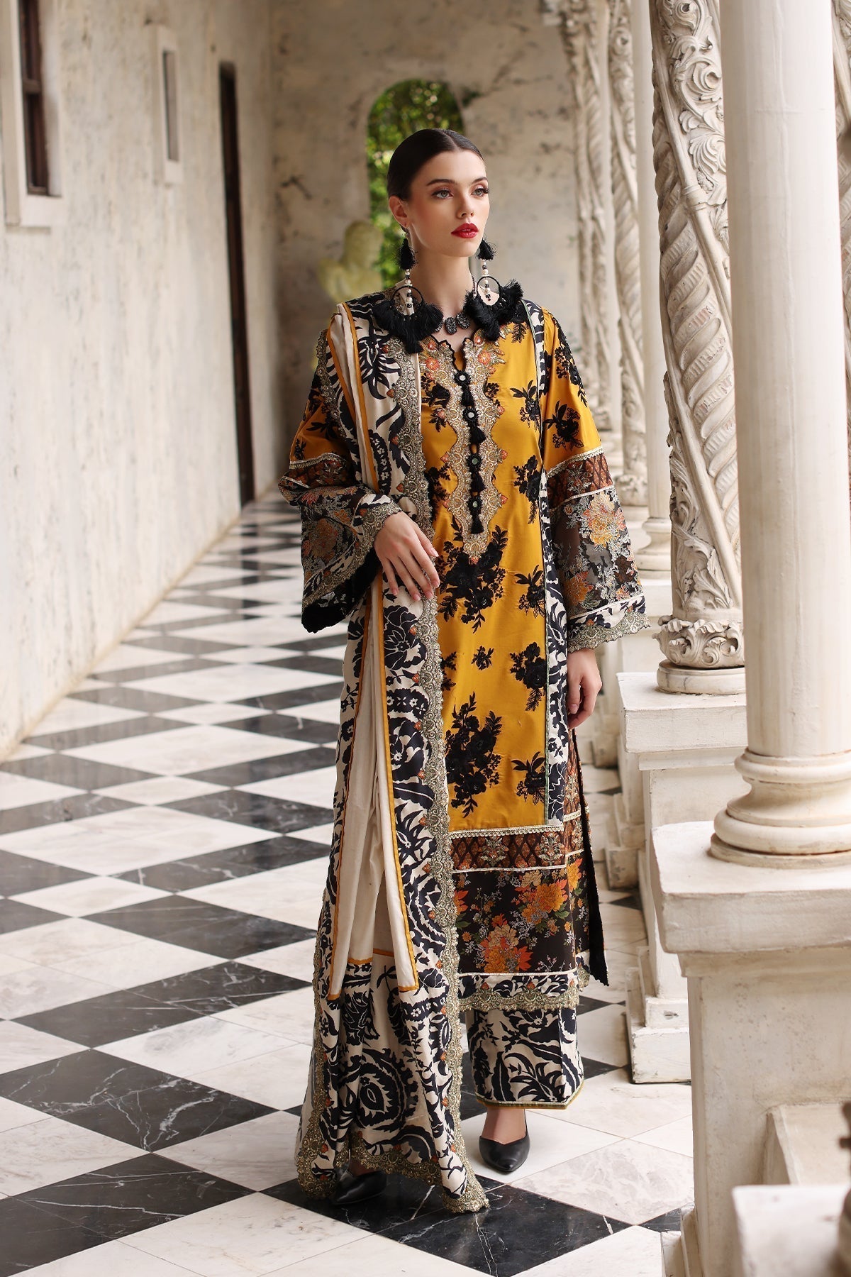Mina Kashif | Festive Lawn | Leyla - House Of Hania