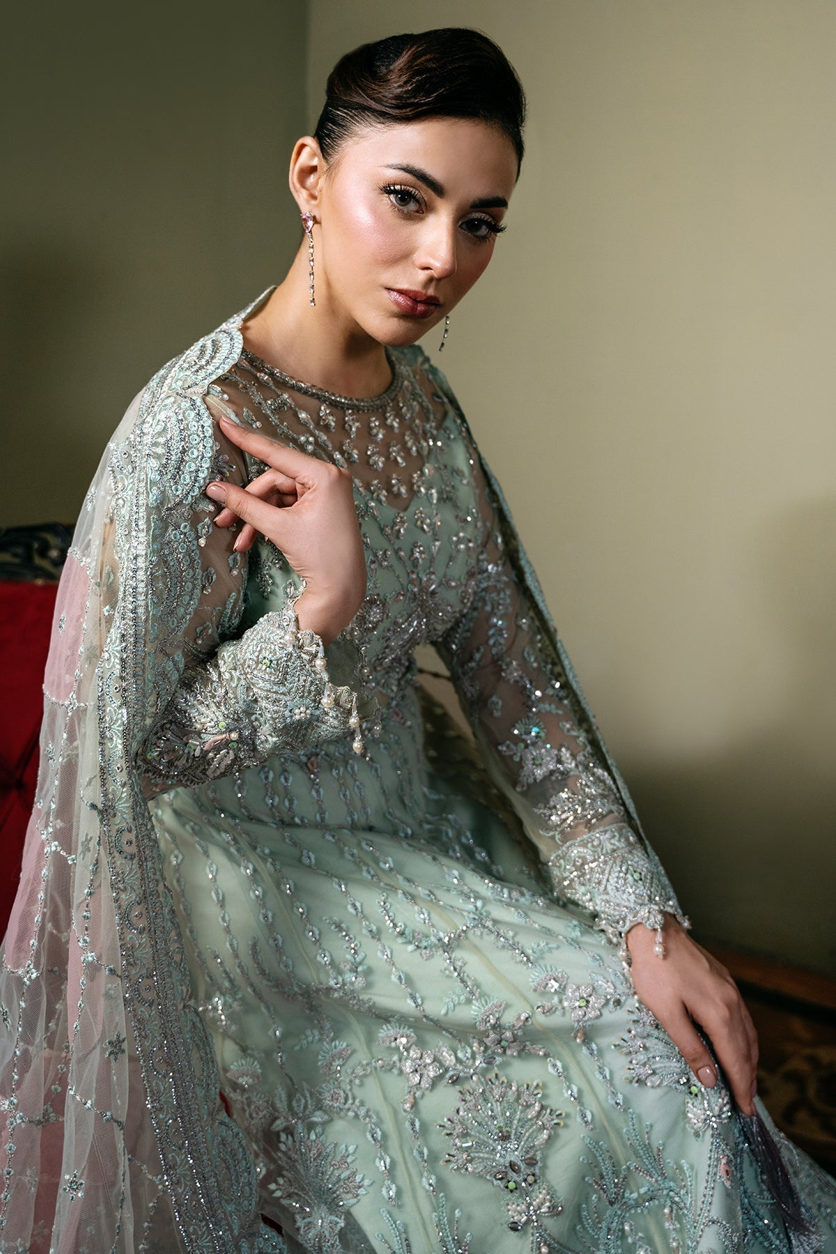 Mina Kashif | Kahani Formals | Zarpash - House Of Hania