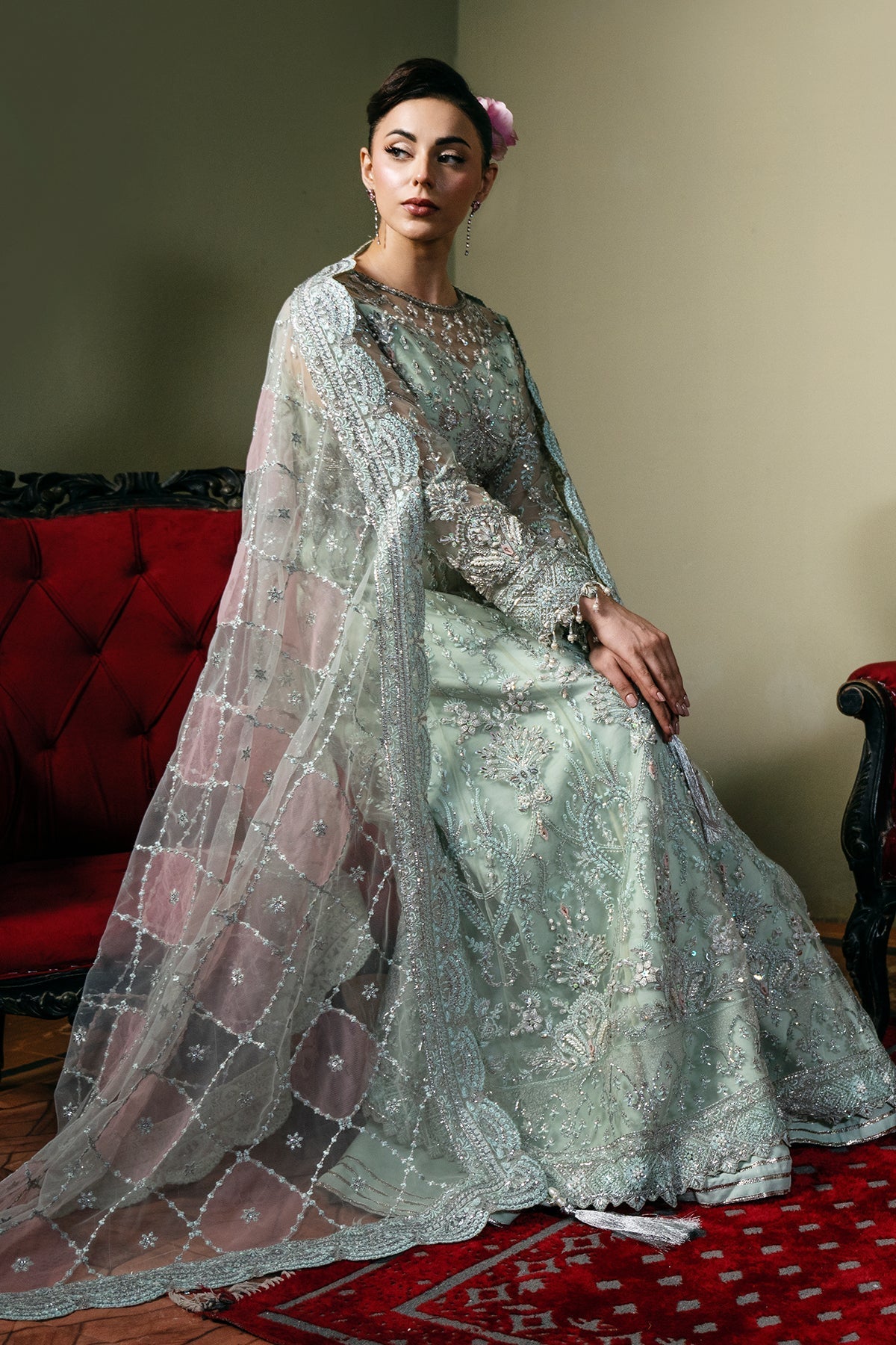 Mina Kashif | Kahani Formals | Zarpash - House Of Hania