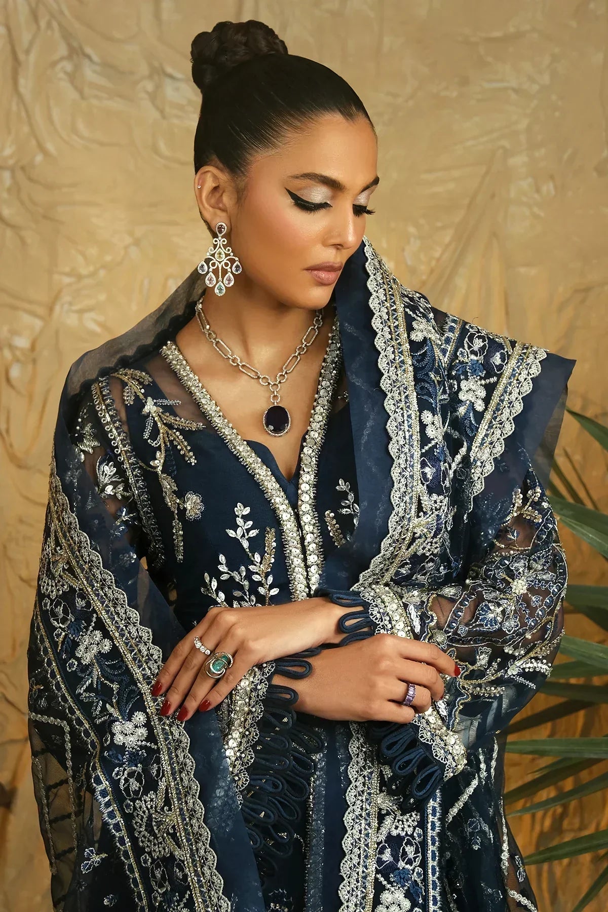 Mina Kashif | Kahani Luxury Formals 23 | Emerald - House Of Hania