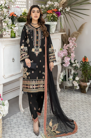 Mohagni | Muntazir Luxury Lawn 24 | AM-05 - House Of Hania