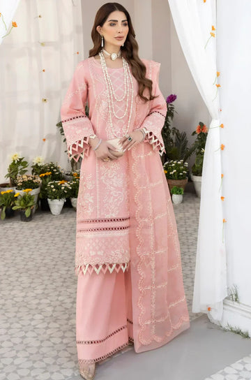 Mohagni | Muntazir Luxury Lawn 24 | AM-07 - House Of Hania