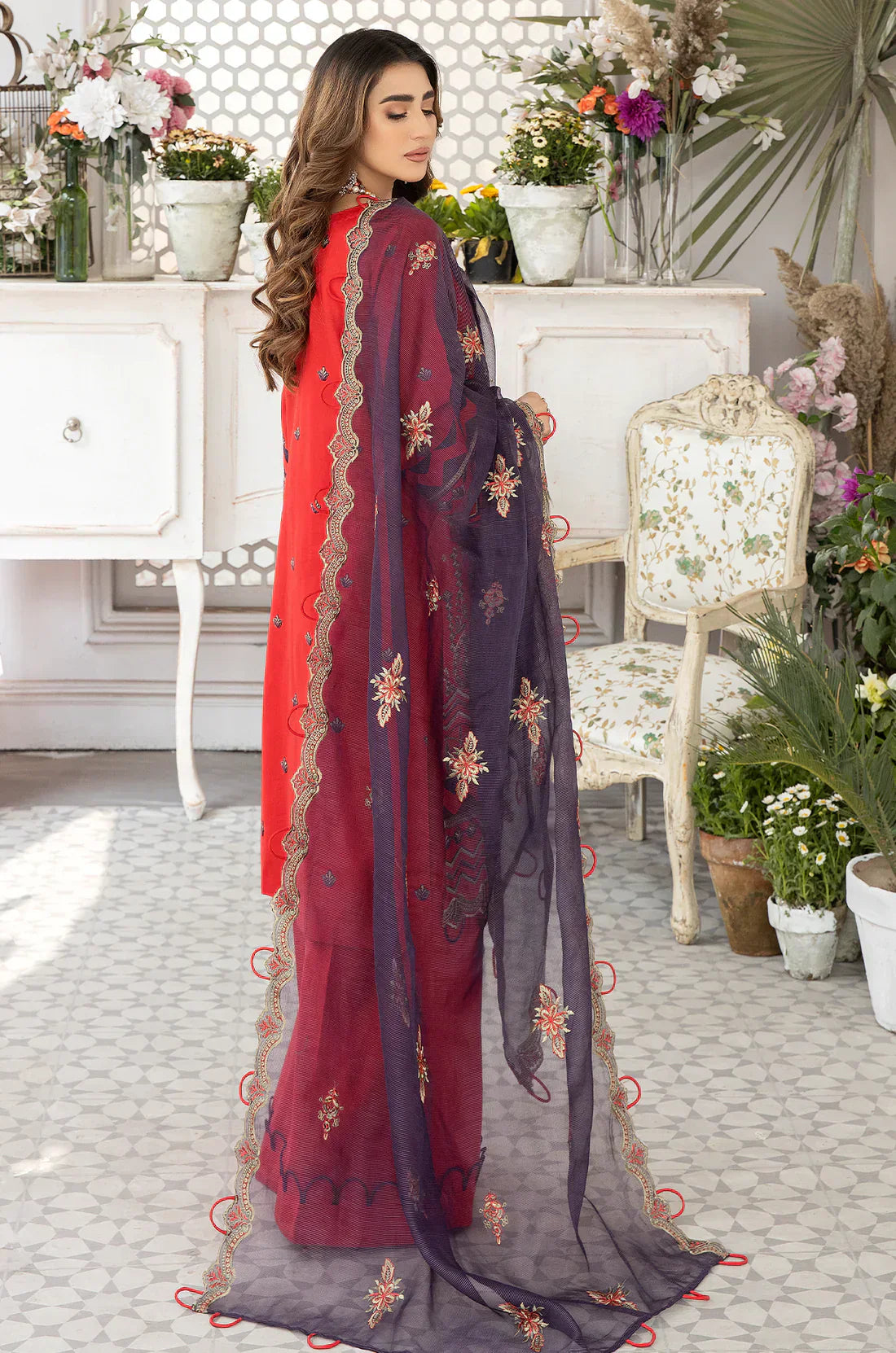 Mohagni | Muntazir Luxury Lawn 24 | AM-10 - House Of Hania