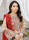 Mohagni | Muntazir Luxury Lawn 24 | AM-15 - House Of Hania