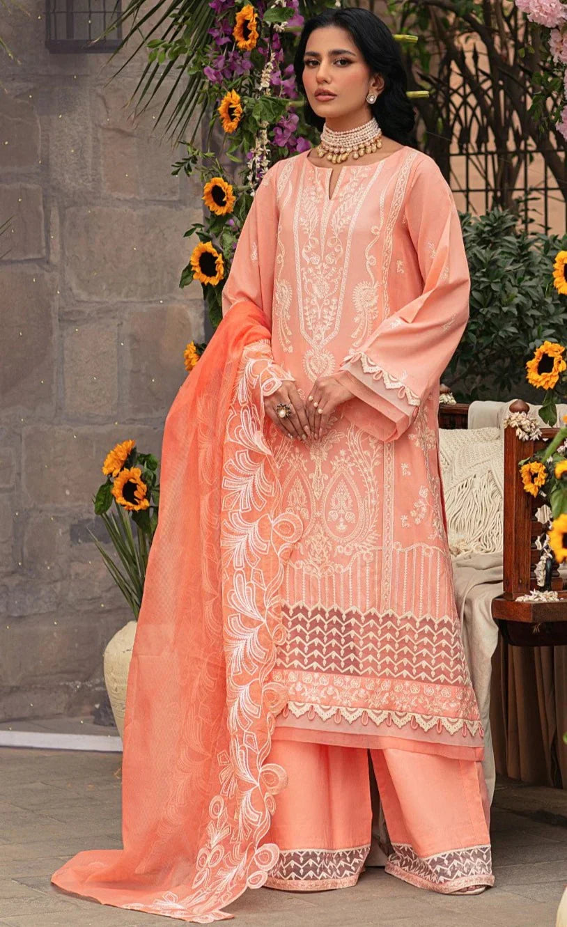 Mohagni | Muntazir Luxury Lawn 24 | CM-01 - House Of Hania