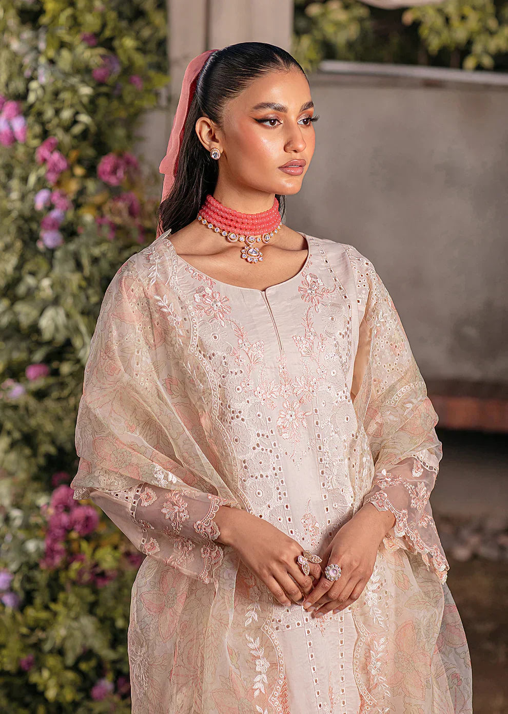 Mohagni | Muntazir Luxury Lawn 24 | CM-04 - House Of Hania