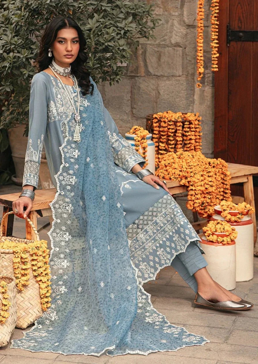 Mohagni | Muntazir Luxury Lawn 24 | CM-07 - House Of Hania