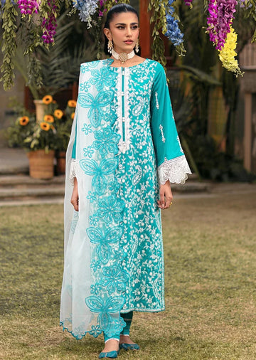 Mohagni | Muntazir Luxury Lawn 24 | MGZ-10 - House Of Hania