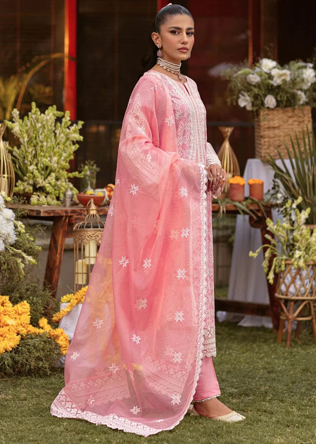 Mohagni | Muntazir Luxury Lawn 24 | MGZ-12 - House Of Hania