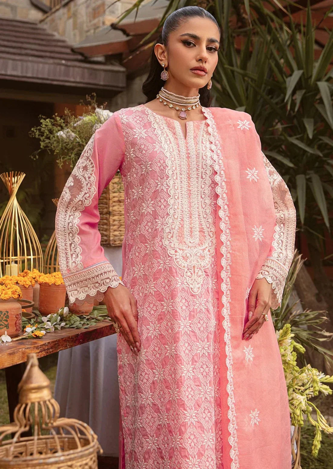 Mohagni | Muntazir Luxury Lawn 24 | MGZ-12 - House Of Hania