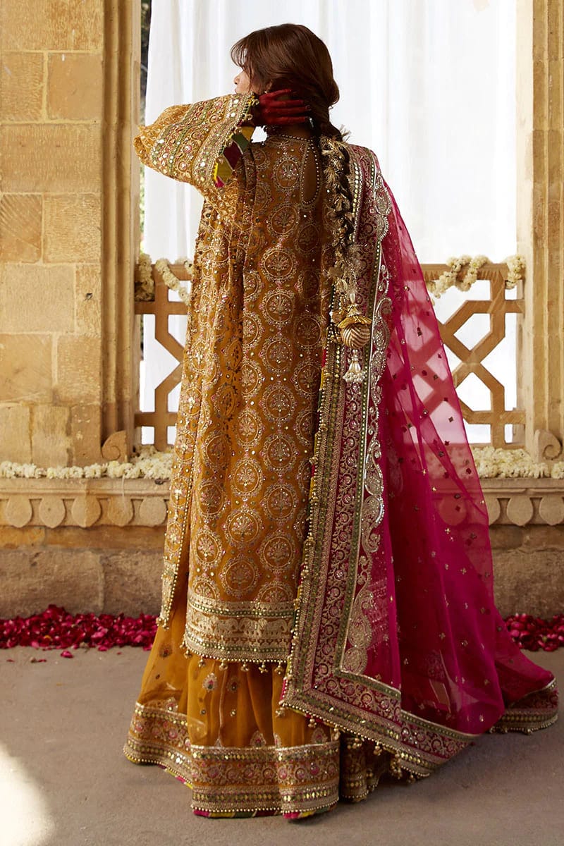 Mohsin Naveed Ranjha – MNR – KESARI – ZWU23-21 – Mustard - House Of Hania