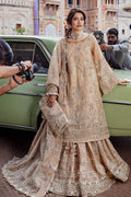 Mohsin Naveed Ranjha – MNR – NOOR JEHAN – ZWU22-12 – Creamy Beige - House Of Hania