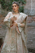 Mohsin Naveed Ranjha – MNR – NOOR JEHAN – ZWU22-12 – Creamy Beige - House Of Hania