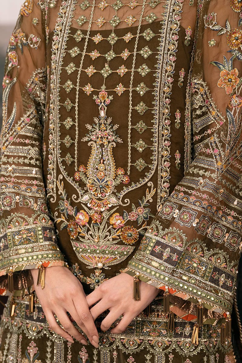 Mohsin Naveed Ranjha – MNR – VIRAAS – ZWU23-18 – Moss Green - House Of Hania