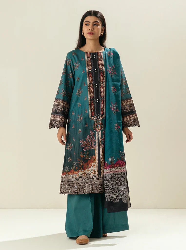Morbagh | Lawn Collection 24 | EMERALD ABUNDANCE - House Of Hania