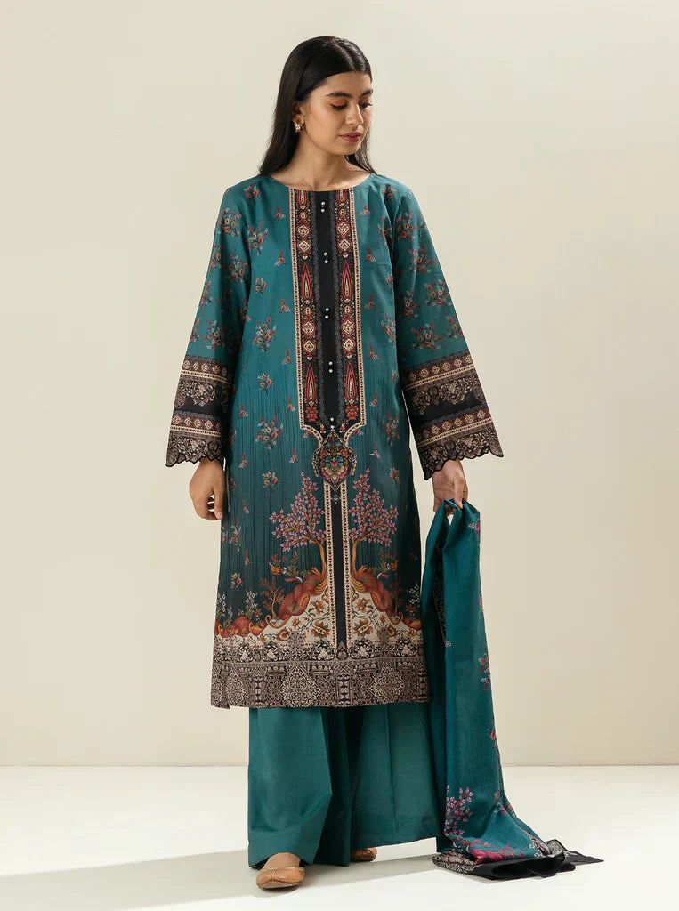 Morbagh | Lawn Collection 24 | EMERALD ABUNDANCE - House Of Hania