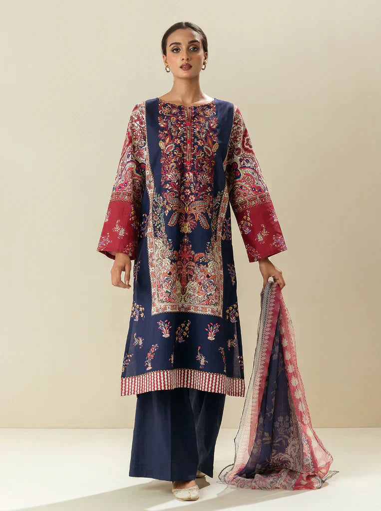 Morbagh | Lawn Collection 24 | PANSY PETALS - House Of Hania