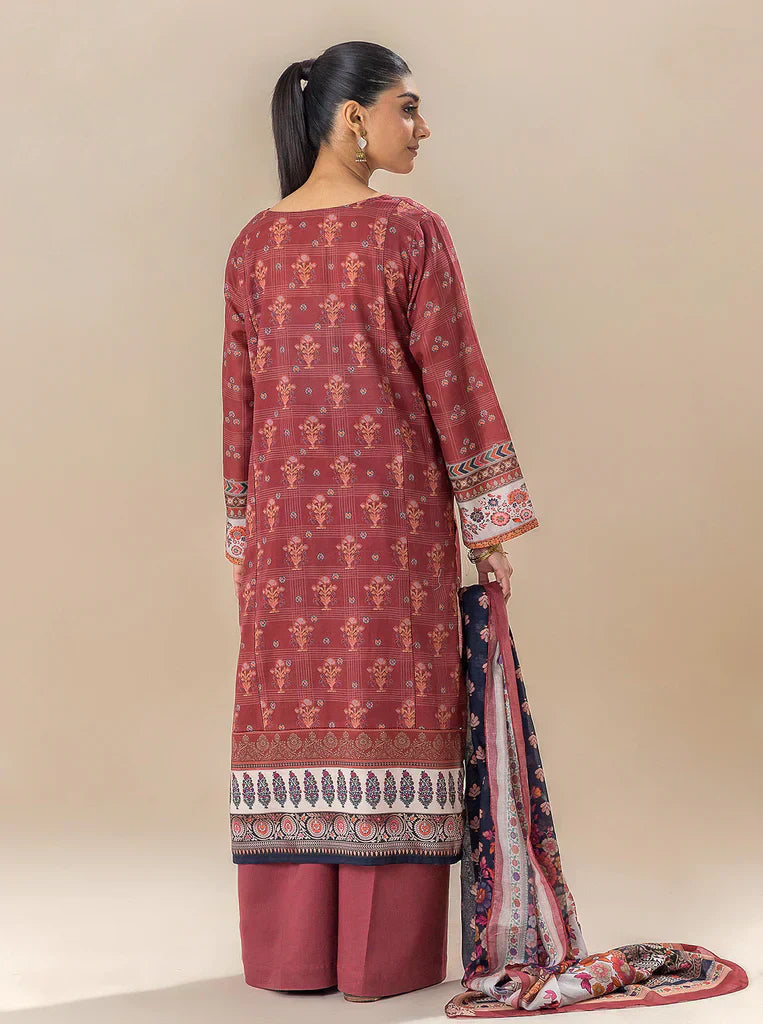 Morbagh | Lawn Collection 24 | ROYALTY RED - House Of Hania