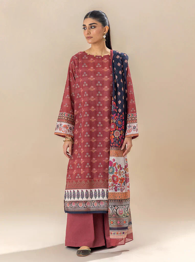 Morbagh | Lawn Collection 24 | ROYALTY RED - House Of Hania