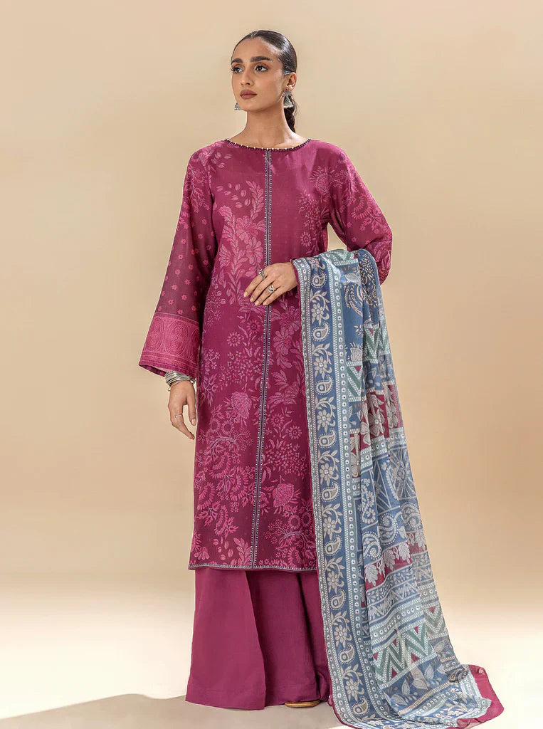 Morbagh | Lawn Collection 24 | WINE WARMTH - House Of Hania