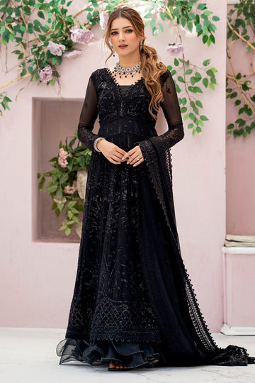Motifz-4113-ELAI EMBROIDERED BEMBERG CHIFFON - House Of Hania