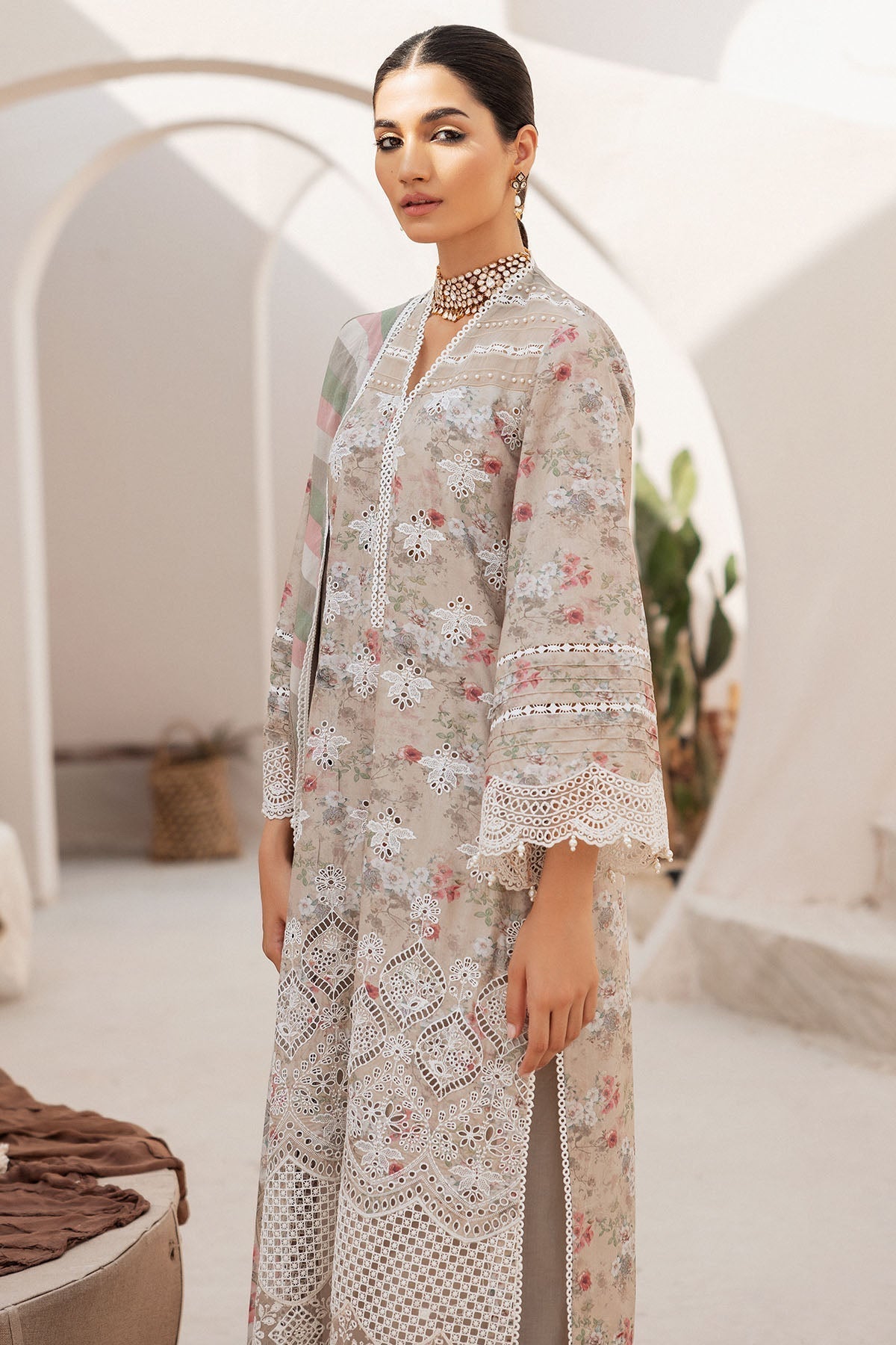 Motifz | Amal Lawn | 4722-MAHROSH - House Of Hania