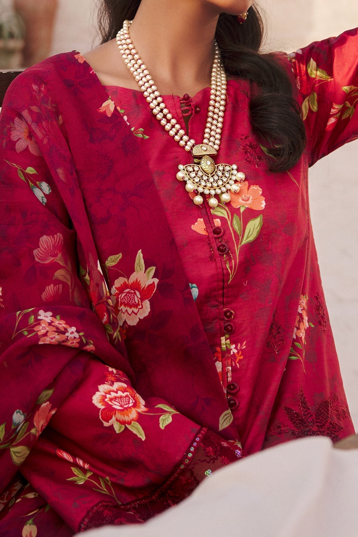 Motifz | Amal Luxury Lawn | 3740 - House Of Hania