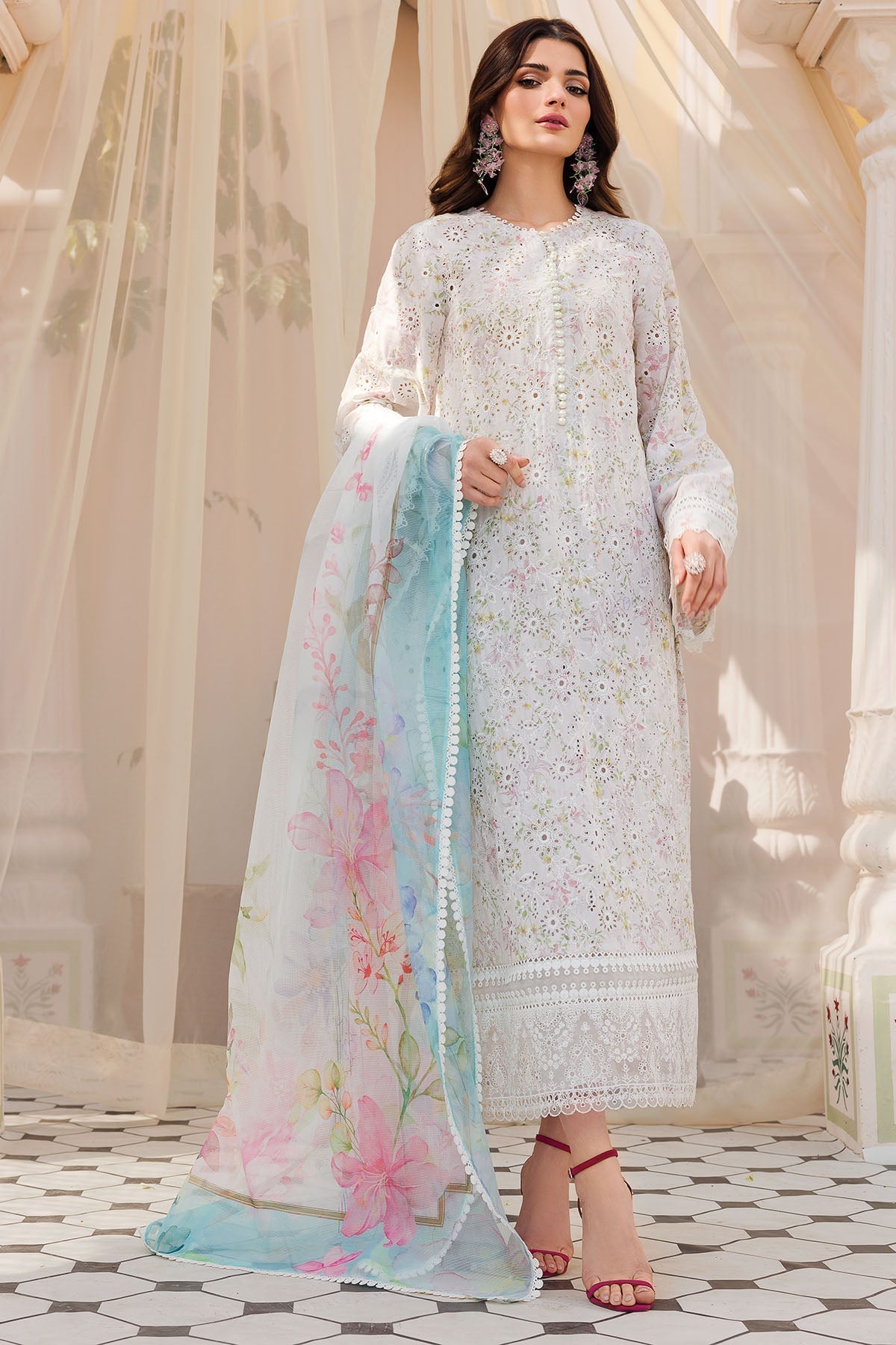 Motifz | Amal Luxury Lawn | 4622 - House Of Hania